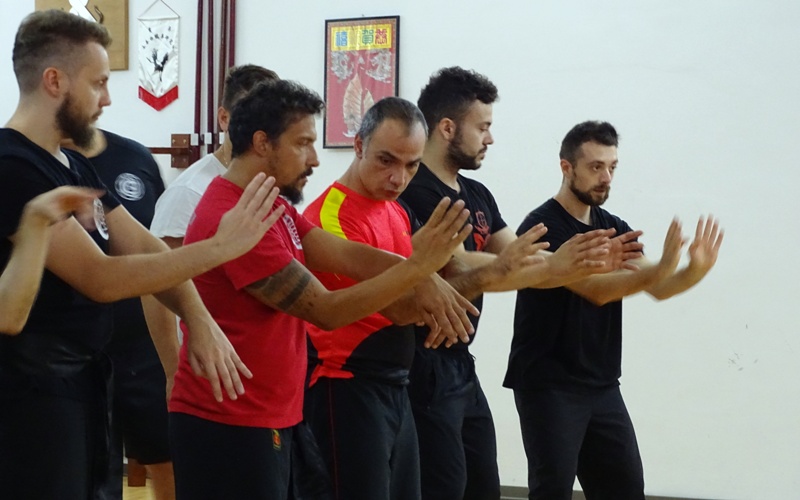 Kung Fu Academy di Sifu Mezzone Caserta Seminario di Weng Chun Tang Yik con GM Sunny So in Italia presso la scuola di arti marziali di wing chun e kung fu a Caserta (2)